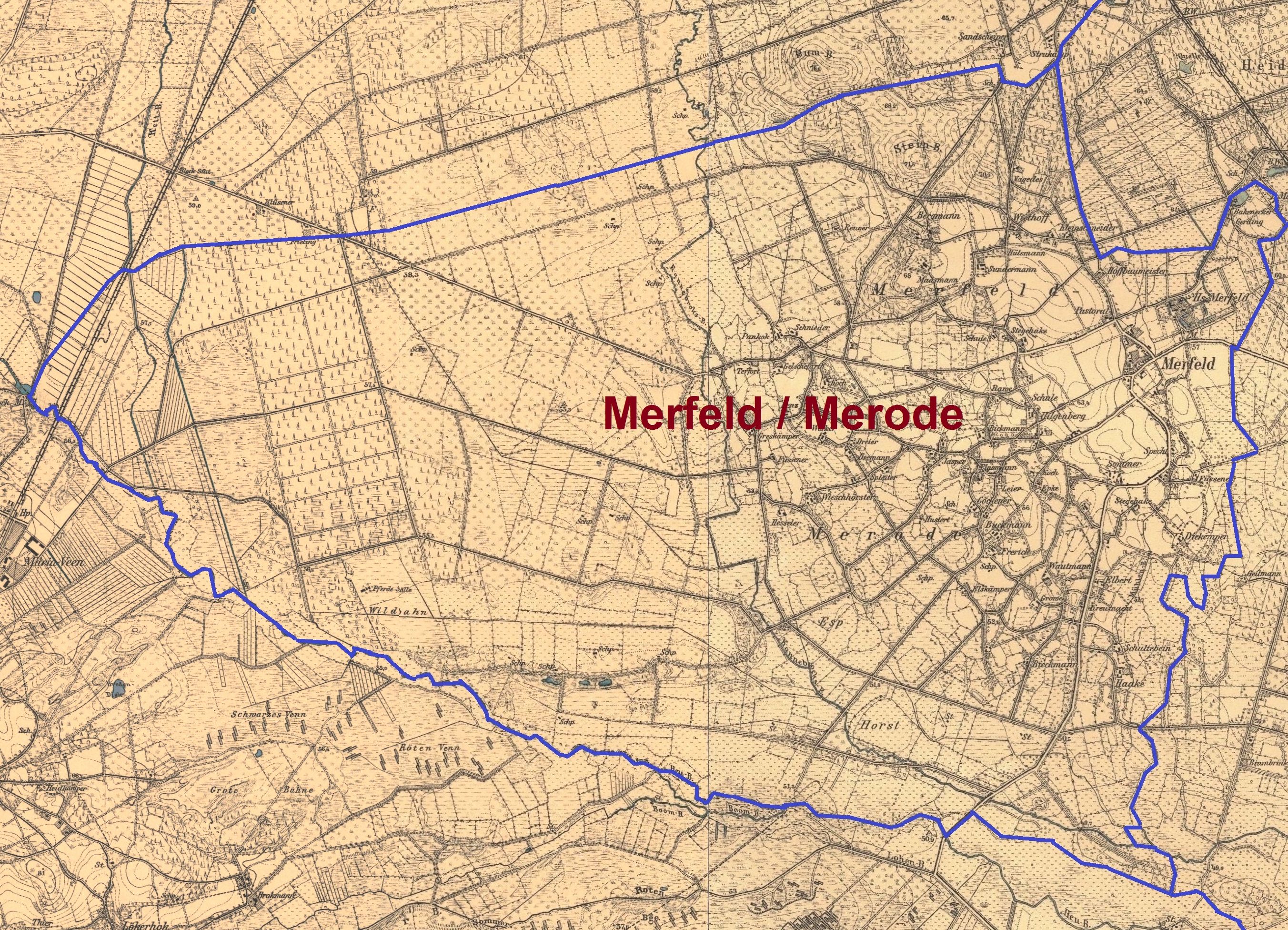 Merfeld Überblick 1921